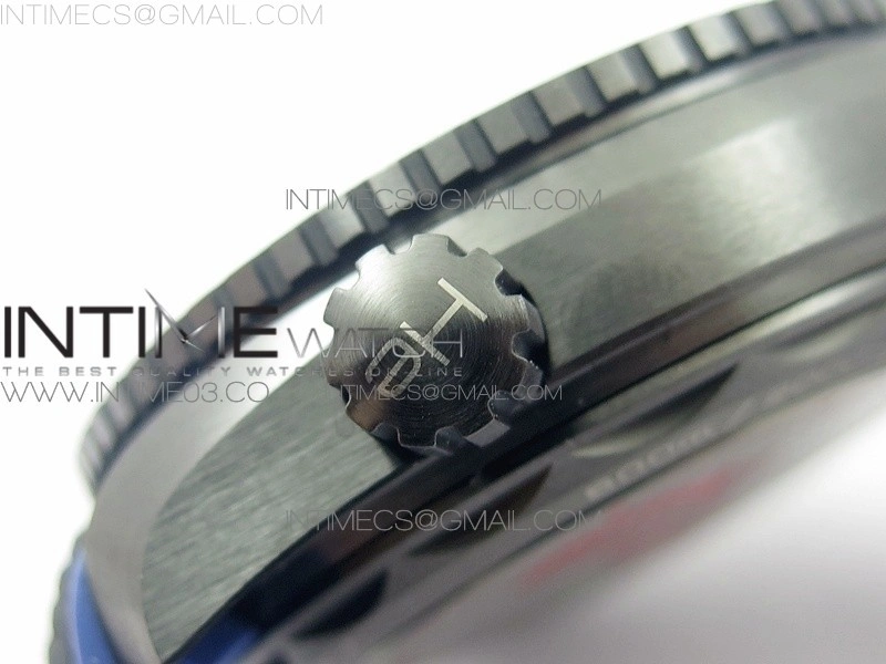Planet Ocean 45.5mm ETNZ "Deep Black" Real Ceramic VSF 1:1 Best Edition on Black Nylon Strap A8906 Super Clone